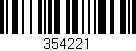 Código de barras (EAN, GTIN, SKU, ISBN): '354221'