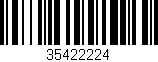 Código de barras (EAN, GTIN, SKU, ISBN): '35422224'