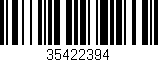 Código de barras (EAN, GTIN, SKU, ISBN): '35422394'
