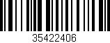 Código de barras (EAN, GTIN, SKU, ISBN): '35422406'