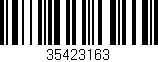 Código de barras (EAN, GTIN, SKU, ISBN): '35423163'