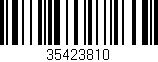 Código de barras (EAN, GTIN, SKU, ISBN): '35423810'