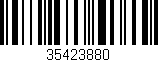 Código de barras (EAN, GTIN, SKU, ISBN): '35423880'