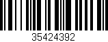 Código de barras (EAN, GTIN, SKU, ISBN): '35424392'