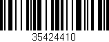 Código de barras (EAN, GTIN, SKU, ISBN): '35424410'