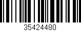 Código de barras (EAN, GTIN, SKU, ISBN): '35424480'