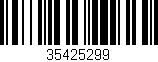 Código de barras (EAN, GTIN, SKU, ISBN): '35425299'