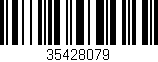 Código de barras (EAN, GTIN, SKU, ISBN): '35428079'