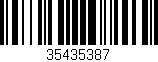 Código de barras (EAN, GTIN, SKU, ISBN): '35435387'