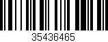 Código de barras (EAN, GTIN, SKU, ISBN): '35436465'