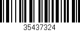 Código de barras (EAN, GTIN, SKU, ISBN): '35437324'