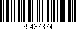 Código de barras (EAN, GTIN, SKU, ISBN): '35437374'