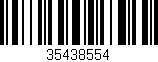 Código de barras (EAN, GTIN, SKU, ISBN): '35438554'