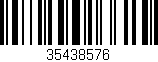 Código de barras (EAN, GTIN, SKU, ISBN): '35438576'