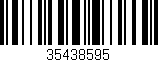 Código de barras (EAN, GTIN, SKU, ISBN): '35438595'