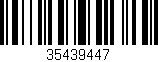 Código de barras (EAN, GTIN, SKU, ISBN): '35439447'