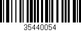 Código de barras (EAN, GTIN, SKU, ISBN): '35440054'