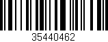 Código de barras (EAN, GTIN, SKU, ISBN): '35440462'