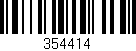 Código de barras (EAN, GTIN, SKU, ISBN): '354414'