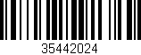 Código de barras (EAN, GTIN, SKU, ISBN): '35442024'