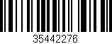 Código de barras (EAN, GTIN, SKU, ISBN): '35442276'