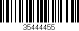 Código de barras (EAN, GTIN, SKU, ISBN): '35444455'