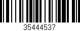 Código de barras (EAN, GTIN, SKU, ISBN): '35444537'