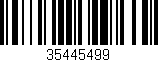 Código de barras (EAN, GTIN, SKU, ISBN): '35445499'