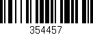 Código de barras (EAN, GTIN, SKU, ISBN): '354457'