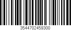 Código de barras (EAN, GTIN, SKU, ISBN): '3544702459300'