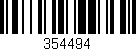 Código de barras (EAN, GTIN, SKU, ISBN): '354494'