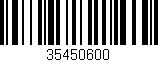 Código de barras (EAN, GTIN, SKU, ISBN): '35450600'