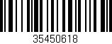 Código de barras (EAN, GTIN, SKU, ISBN): '35450618'