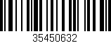 Código de barras (EAN, GTIN, SKU, ISBN): '35450632'
