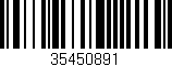 Código de barras (EAN, GTIN, SKU, ISBN): '35450891'