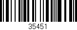 Código de barras (EAN, GTIN, SKU, ISBN): '35451'