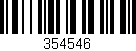 Código de barras (EAN, GTIN, SKU, ISBN): '354546'