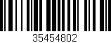 Código de barras (EAN, GTIN, SKU, ISBN): '35454802'