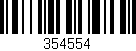 Código de barras (EAN, GTIN, SKU, ISBN): '354554'