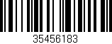 Código de barras (EAN, GTIN, SKU, ISBN): '35456183'