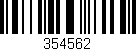 Código de barras (EAN, GTIN, SKU, ISBN): '354562'