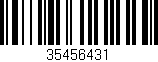 Código de barras (EAN, GTIN, SKU, ISBN): '35456431'