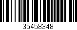 Código de barras (EAN, GTIN, SKU, ISBN): '35458348'
