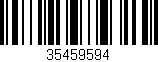 Código de barras (EAN, GTIN, SKU, ISBN): '35459594'