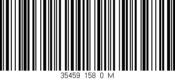 Código de barras (EAN, GTIN, SKU, ISBN): '35459_158_0_M'