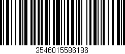 Código de barras (EAN, GTIN, SKU, ISBN): '3546015586186'