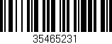 Código de barras (EAN, GTIN, SKU, ISBN): '35465231'