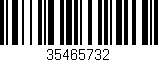 Código de barras (EAN, GTIN, SKU, ISBN): '35465732'