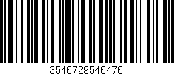 Código de barras (EAN, GTIN, SKU, ISBN): '3546729546476'