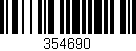 Código de barras (EAN, GTIN, SKU, ISBN): '354690'